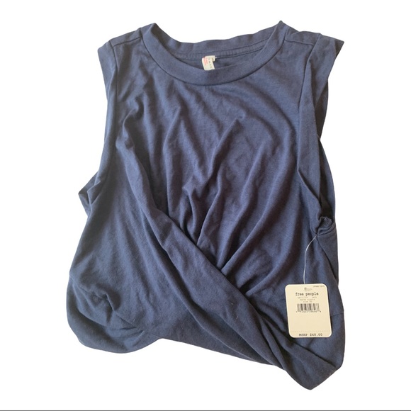 FP Movement Undertow Marfa Nights Blue Crop Tank - Picture 11 of 11